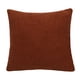 thumbnail image 2 of Funda de almohada decorativa | Funda de cojín de piel sintética con cremallera | Textura suave de osito de peluche | Cuadrada de 43 x 43 cm, 2 of 9