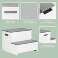 thumbnail image 4 of STAROUS Wooden Toddler Step Stool: Extra Wide 9.45 Inches, Non-Slip Mats and Handles, for Bathroom Sink and Potty Training, 4 of 8