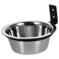 1 set of Elevated Dog Bowl Raised Dog Food Water Bowl Wall Mounted Pet