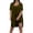 Camouflage, variant on Women Solid Stretch Side Split Tunic 2 Piece Tracksuit, Square Neck Short Sleeve Oversized Cover Up Top, Stretch High Waist Tight Bodycon Shorts Daily Indoor Casual Coffee XL