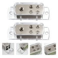 thumbnail image 1 of FENGGUIQU 2Pcs Car Amplifier Power Splitter Compact Brass for Vehicle Installation, 1 of 8