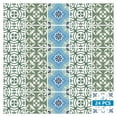 thumbnail image 2 of Mi Alma Floral Green Tile Stickers - Removable Vinyl 4x4, 24 pcs, 2 of 9