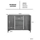 thumbnail image 5 of Credenza Recibidor, Mueble Multiusos Minimalista, Consola Organizador para Entrada,Sala u Oficina, Diseño Moderno y Duradero., 5 of 6