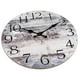 thumbnail image 4 of Reloj de pared, decoración rústica, relojes de pared retro para baño, dormitorio, sala de estar (10 pulgadas), 4 of 5
