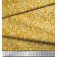 thumbnail image 3 of Soimoi Poly Georgette Fabric Floral & Moroccan Damask Print Fabric by Yard 42 Inch Wide, 3 of 3