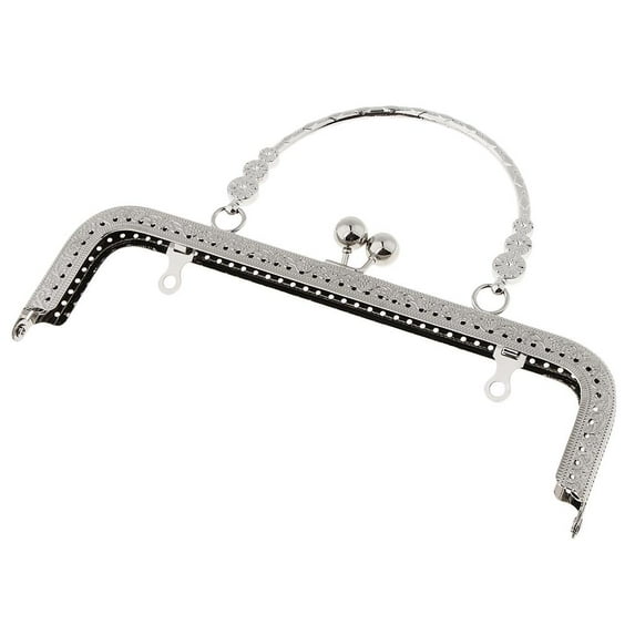 Embossing Purse Handbag clasp lock with Handle