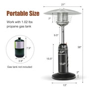 Patiojoy 13,000BTU Portable Patio Tabletop Heater Outdoor Propane Gas Heater W/ Weighted Base