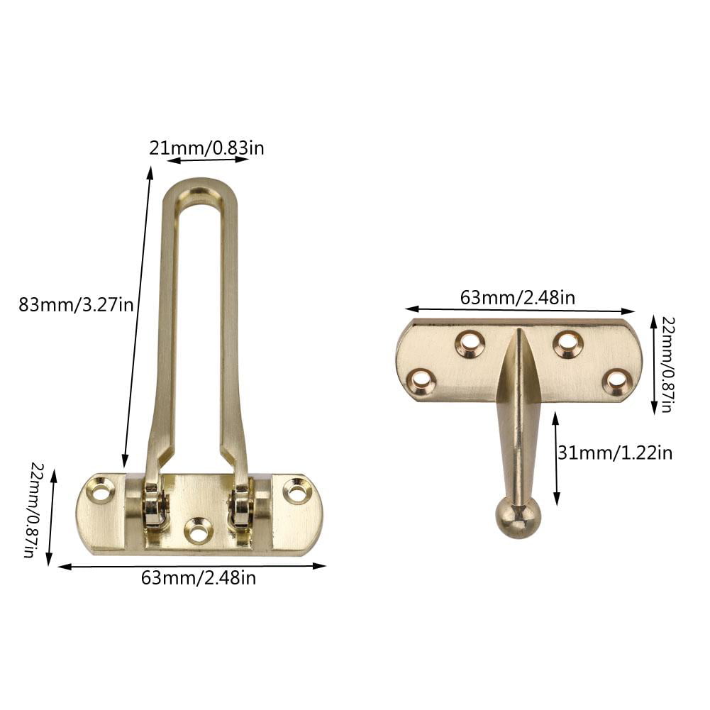 Details about   Heavy Duty Zinc Alloy Safety Guard Security Door Lock for Home Hotel YZ 