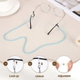 thumbnail image 4 of Uxcell 3 Pcs Correa para Gafas, Cadenas de Gafas de Cuero PU Trenzado de 27.6 Pulgadas con Bucles de Silicona, 4 of 7