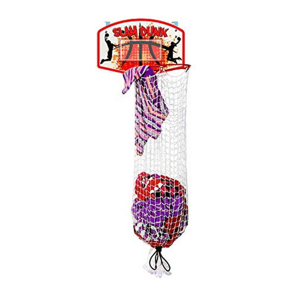 Bundaloo Slam Dunk Basketball Hamper Over The Door 2 in 1 Hanging