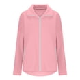 thumbnail image 5 of Luvrsol Womens Sweatshirt Full Zip Sweatshirt Jacket Long Sleeve Coat with Deep Side Pockets S-2XL, 5 of 7