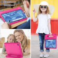 thumbnail image 6 of SUPNICE Kids Case for Walmart Onn 11 Inch Tablet Pro 2023 (Model: 100110027), Lightweight Shockproof Convertible Handle Stand Case for Onn Tablet Pro 11",Pink (ONLY 2023 Model), 6 of 7