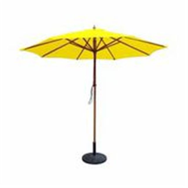 Jeco UBP91-UBF3 Parasol de Marché en Bois de 9 Pi - Jaune