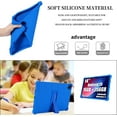 thumbnail image 3 of Hoibon Compatible with for Callsky-Tab Ctab 14 Tablet 14 inch Tablet Case Silicone Cover with Stand Kids Friendly Adjustable Kickstand Tablet Cover Thicken Shockproof Shell Case (Blue), 3 of 6