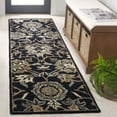 thumbnail image 2 of SAFAVIEH Metro Mike Floral Runner Rug, Black/Beige, 2'3" x 8', 2 of 10