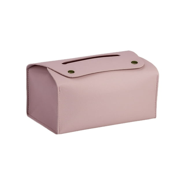 Cameland Tissue Storage Matt Leather Tissue Box Household Spring Tissue Box Office Living Room Bedroom Corner Cabinet Napkin Box