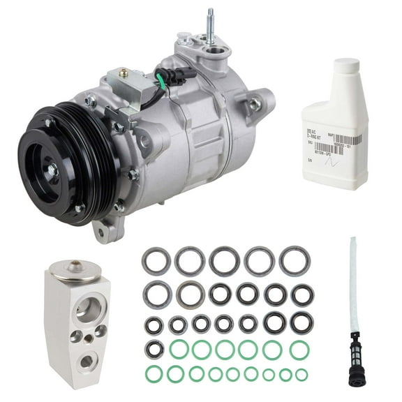 AC Compressor & A/C Kit For Chevy Silverado & GMC Sierra 1500 2014 2015 2016 - Includes Drier, Expansion, Oil & Seals - BuyAutoParts