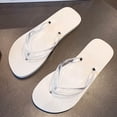 thumbnail image 4 of ibiyuan Beach Flip Flops Women Thong Sandals for Women Non- Woven Sole House Slippers for Women Elegant Summer Shoes for Summer Beach, 4 of 6