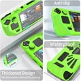 thumbnail image 3 of Tianle Compatible with Steam Deck/Steam Deck OLED Standing Protective Case, Thickening Silicone Accessories Protector, Soft Cover Skin Shell, Full Protection for Valve Stream Deck (Green), 3 of 7
