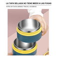 thumbnail image 4 of Lonchera Termica Bloosom  Acero Inoxidable De 710ml Incluye Cuchara Azul, 4 of 4