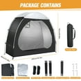 thumbnail image 4 of Waterproof Bike Storage Tent Outdoor Portable Shed Cover Garden Backyard Storage, 4 of 7