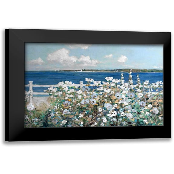 Swatland, Sally 14x11 Black Modern Framed Museum Art Print Titled - Bayside Garden