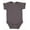 Charcoal, variant on Rabbit Skins - Infant Fine Jersey Bodysuit