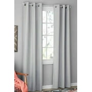Mainstays Blackout Curtains, Set of 2, 37" x 84", Light Grey