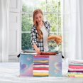thumbnail image 5 of Foldable Clothes Storage Bags Clothes Organizer Bin with Clear Windows for Clothes Bedding C, 5 of 6