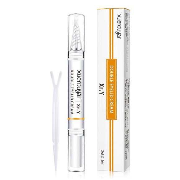 Double Eyelid Glue Pen, Invisible Double Eyelid Styling Cream, Natural Long-Lasting Liquid Eyelid Tape