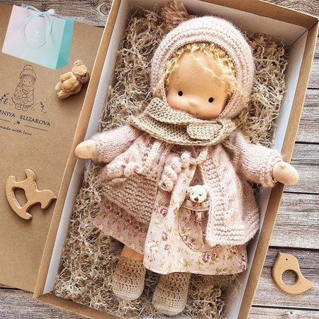 Waldorf Doll Handmade, Handmade Waldorf Doll, Serendity Handmade Waldorf Doll, Waldorf Doll Toys (G)