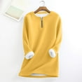 thumbnail image 2 of Sweatshirt for Women Perfect For Daily Wear or Loungewear! Cozy Picks for Every Soft Fabrics L Yellow Sweatshirts, 2 of 5