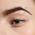 thumbnail image 2 of 8Pcs Eyebrow Piercing Jewelry Curved Barbell Tiny Eyebrow Ring Labret Lip Jewelry Ear Rook Navel Small Belly Button Ring 16g FJH, 2 of 7