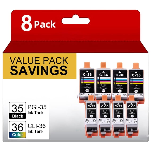 Cartuchos de tinta NEXTPAGE TR150 de repuesto para Canon 35 36