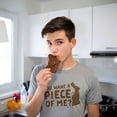 thumbnail image 4 of Mens You Want A Piece Of Me T Shirt Funny Chocolate Easter Bunny Tee Graphic Tees, 4 of 9