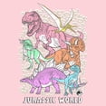 thumbnail image 2 of Infant's Jurassic World Colorful Dinosaurs Group  Bodysuit, 2 of 3