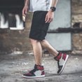 thumbnail image 4 of Pantalones Cortos Cargo De Verano Para Hombre De 5 ", Pantalones Cortos Holgados Informales Con Cintura Elástica Y Cordón Con Bolsillo Para Entrenamiento, Pantalones Cortos, 4 of 7