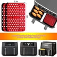 thumbnail image 2 of Doublures en Silicone Réutilisables pour Friteuse Ninja Foodi Dual Dz201, Accessoires Antiadhésifs Parchm-SinKeeU, 2 of 4