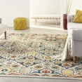 thumbnail image 4 of 8' X 10' Ivory Floral Power Loom Area Rug, 4 of 10