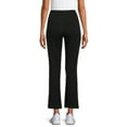 Athletic Works Women’s Petite Stretch Cotton Blend Straight Leg Pants