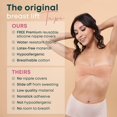 thumbnail image 2 of Boob Tape, Breast Lift Tape for Contour Lift & Fashion | Boobytape Bra Alternative of Breasts | Body Tape for Lift & Push up in All Clothing Fabric Dress Types | Waterproof Sweat Proof Bob Tape Beige, 2 of 7