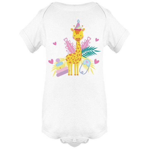 Cute And Little Giraffe Bodysuit Baby's -Image by Shutterstock