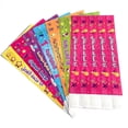 thumbnail image 2 of Pulseras de papel personalizadas para fiestas navideñas, pulseras Tyvek para niños de color dorado fresco, pulsera para eventos con impresión láser, 2 of 4