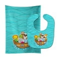 thumbnail image 1 of Noahs Ark Baby Bib & Burp Cloth, 1 of 1