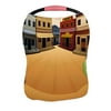 PKQWTM Old Western Town Nursing Cover Baby Breastfeeding Infant Feeding Cover Baby Car Seat Cover