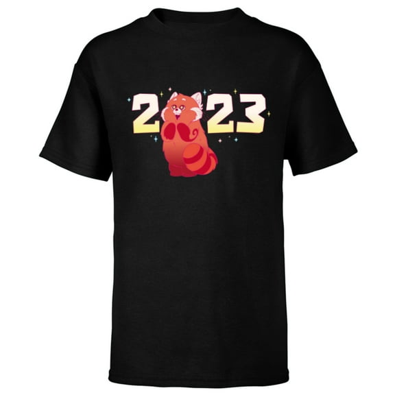 Disney and Pixar’s Turning Red Mei Lee 2023 New Year - Short Sleeve T-Shirt for Kids - Customized-Black