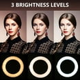thumbnail image 2 of LED Makeup Beauty Ringlight  Telescopic Tripod  Cradle Head, 2 of 9