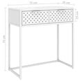 thumbnail image 4 of vidaXL Console Table White 72x35x75 cm Steel, 4 of 5