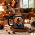 thumbnail image 5 of Halloween Mug,Halloween Desk Decor,Halloween Witch Ceramic Mug, Reusable Festive Coffee Tea Cup for Home Office Desk Decor Holiday Gifting(B 12oz), 5 of 7