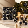 thumbnail image 4 of 16 Pcs Shatterproof Plastic Christmas Ball Ornaments Set, Christmas Tree Flocked Hanging Balls Decorfor Xmas Tree Decor, Holiday Party Home Decoration, 4 of 5
